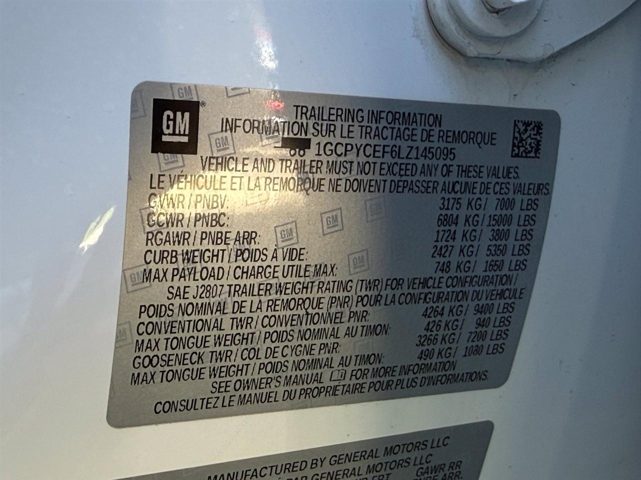 Chevrolet Silverado 1500  2020
