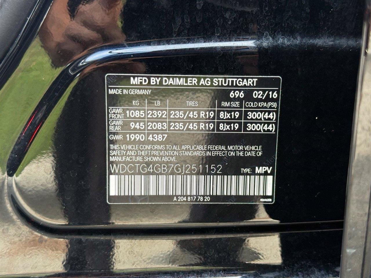 Mercedes-Benz GLA-Class  2016