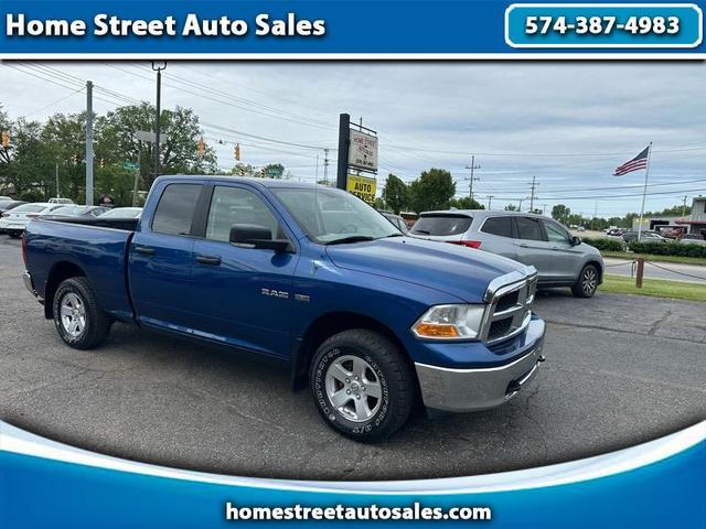 Blue 2009 Dodge RAM 1500 Pickup Truck Automatic