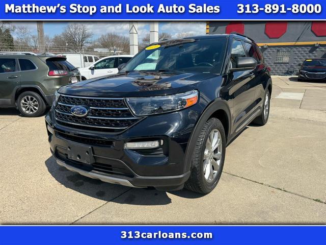 Black 2020 Ford Explorer XLT RWD SUV / Crossover Rear-Wheel Drive Automatic