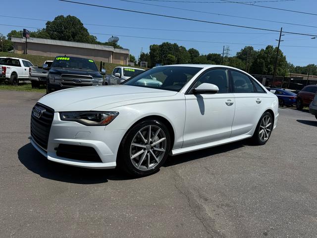 White 2017 Audi A6 2.0T quattro Premium Plus Sedan AWD Sedan All-Wheel Drive Automatic