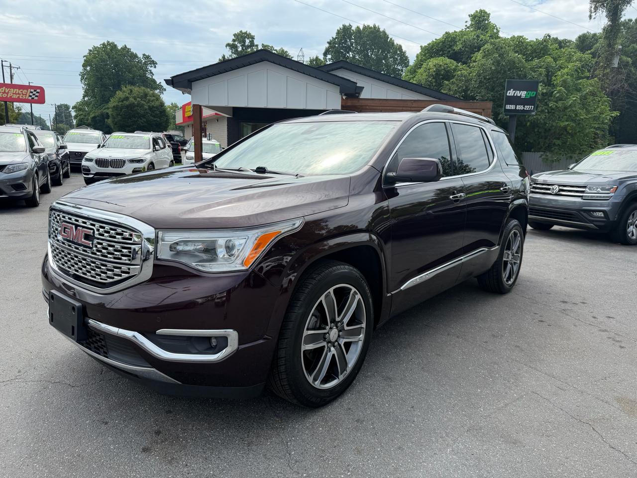 Red (Maroon) 2018 GMC Acadia SUV / Crossover Four-Wheel Drive Automatic