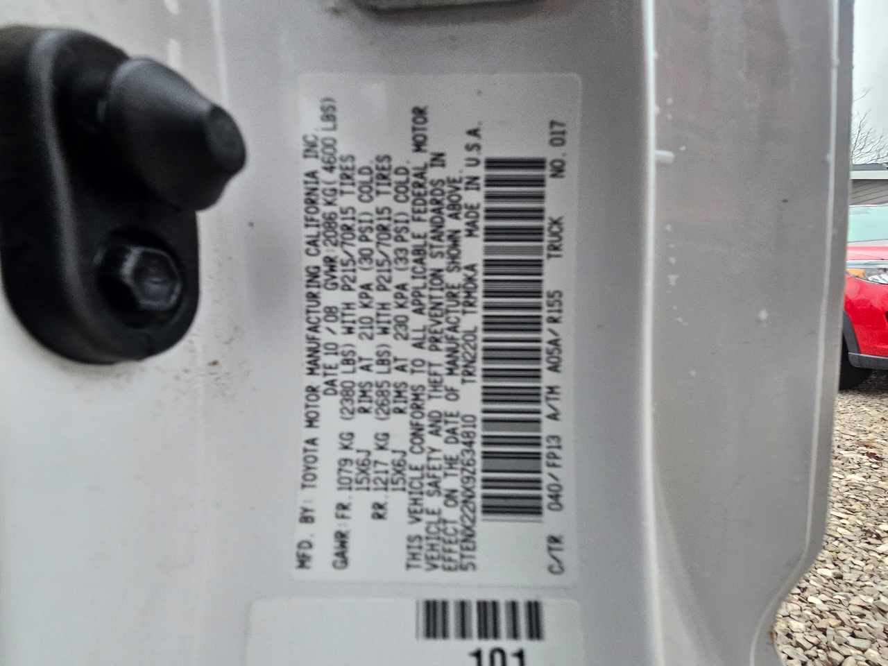 Toyota Tacoma Regular Cab 2WD 2009