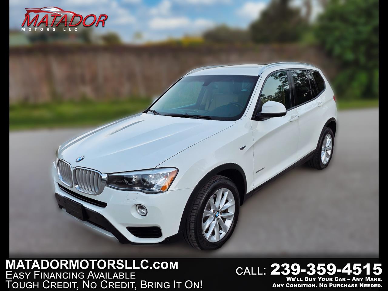 2017 BMW X3 sDrive28i