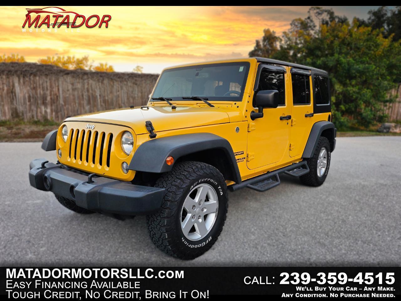 Jeep Wrangler Unlimited 4WD 4dr Sport 2015