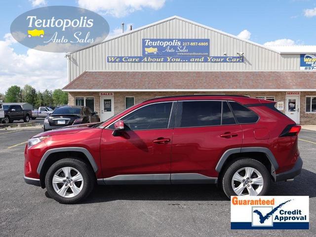 Red 2019 Toyota RAV4 XLE FWD SUV / Crossover Front-Wheel Drive Automatic