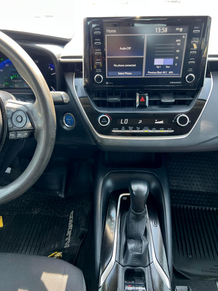 Toyota Corolla LE Hybrid 2021 Toyota Corolla LE Hybrid 2021
