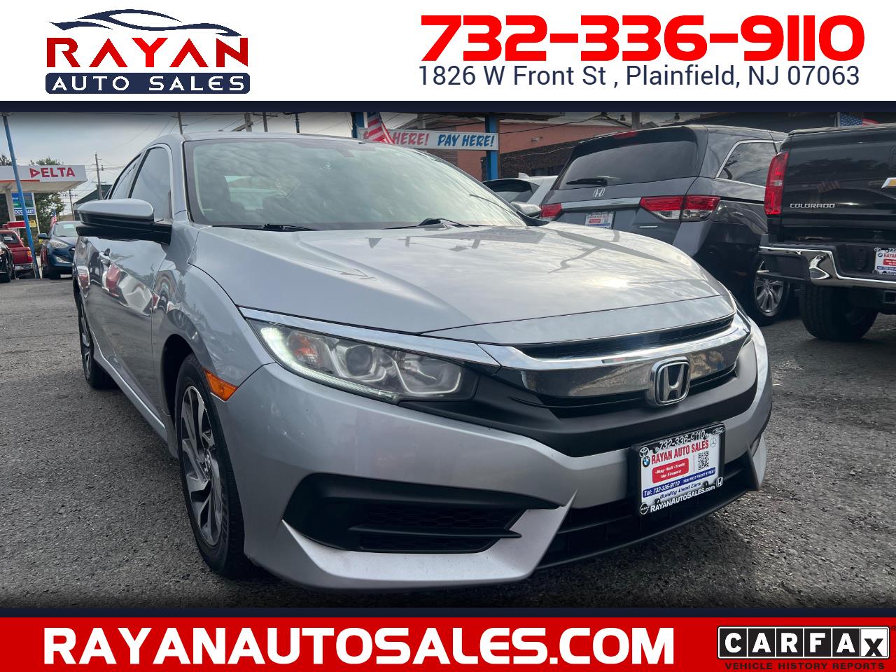 Honda Civic EX Sedan CVT 2018 Honda Civic EX Sedan CVT 2018