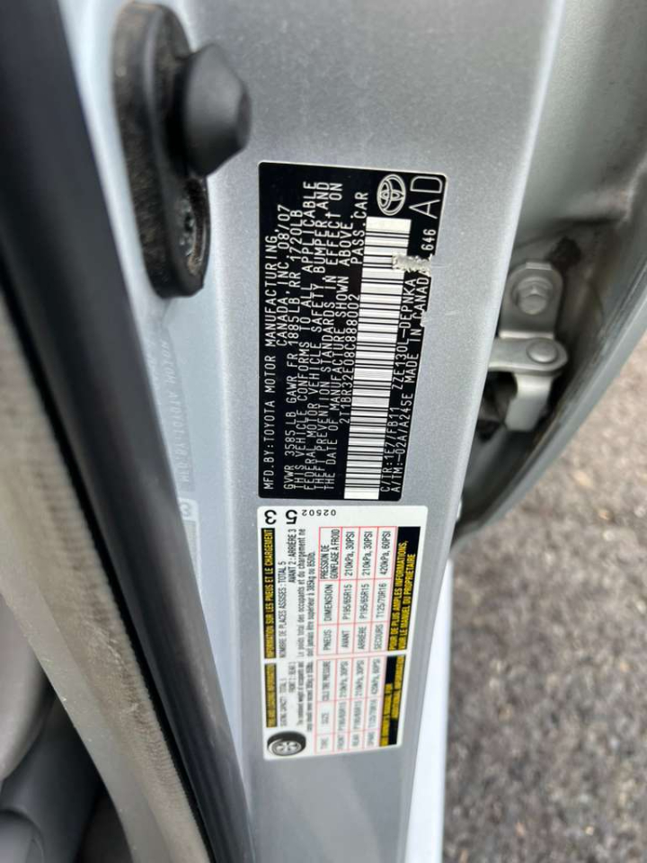 Toyota Corolla S 2008 Toyota Corolla S 2008