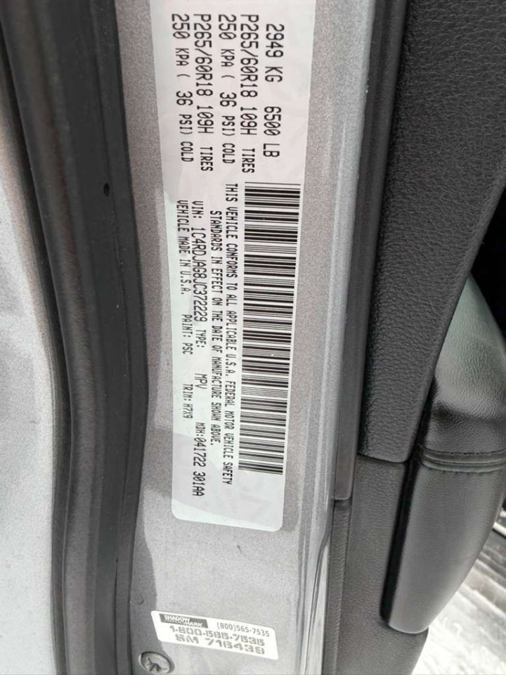 Dodge Durango SXT AWD 2018