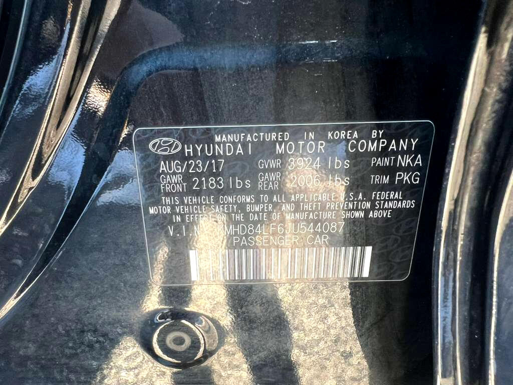 Hyundai Elantra Limited 2018