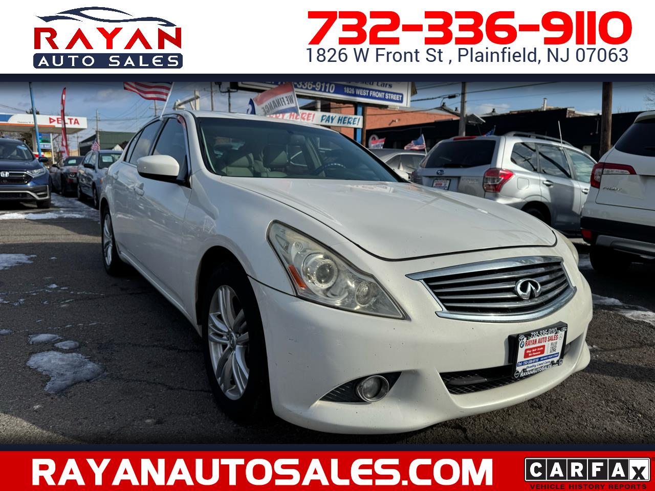 Infiniti G Sedan 37x AWD 2013