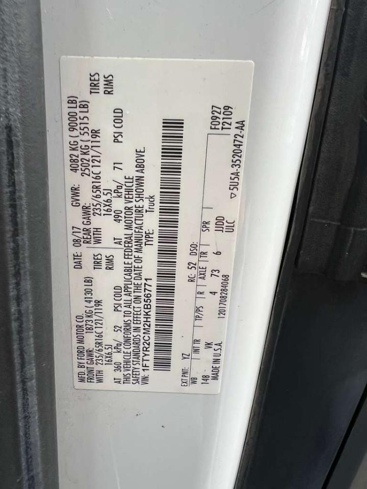 Ford Transit 250 Van Med. Roof w/Sliding Pass. 148-in. WB 2017