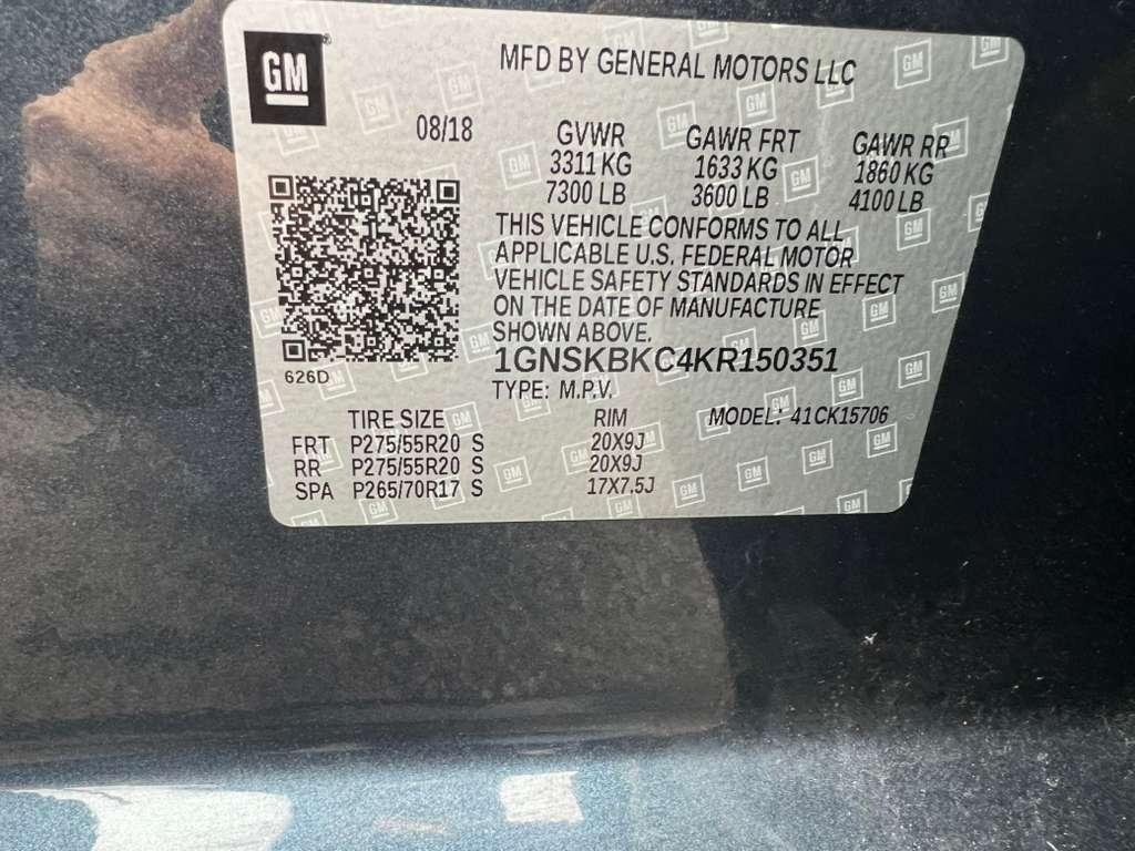 Chevrolet Tahoe LT 4WD 2019