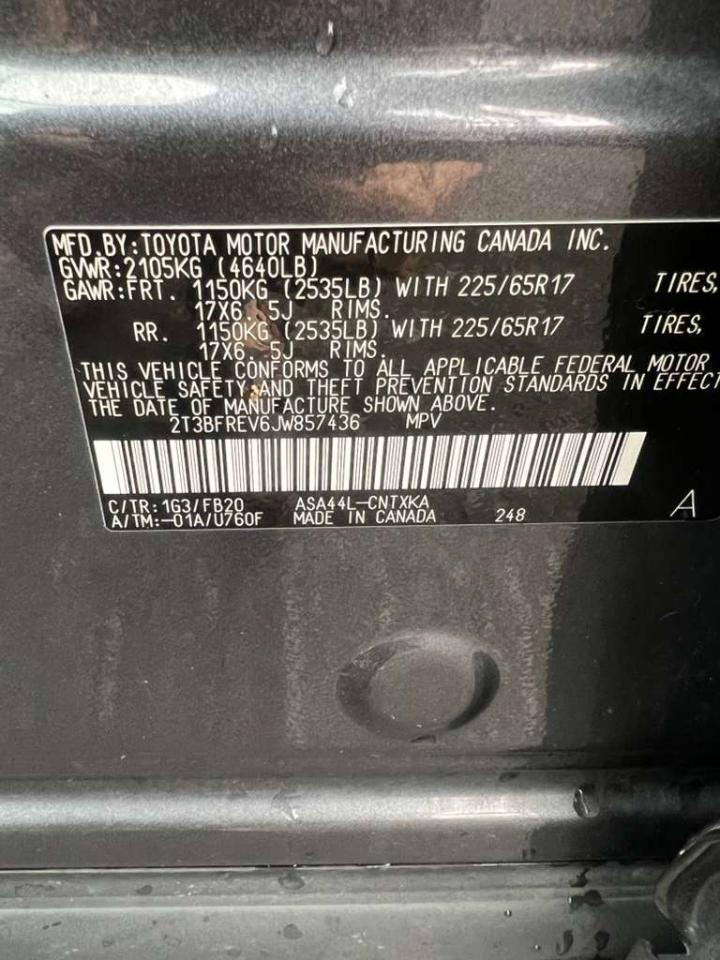 Toyota RAV4 LE AWD 2018