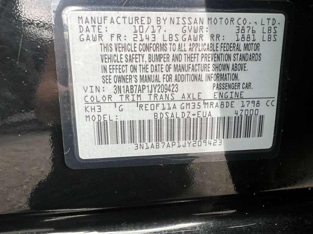 Nissan Sentra SV 2018