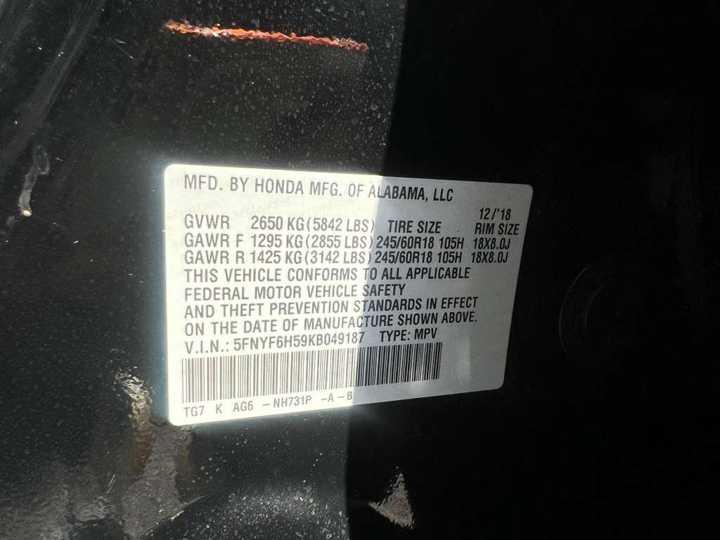 Honda Pilot EXL 4WD 2019