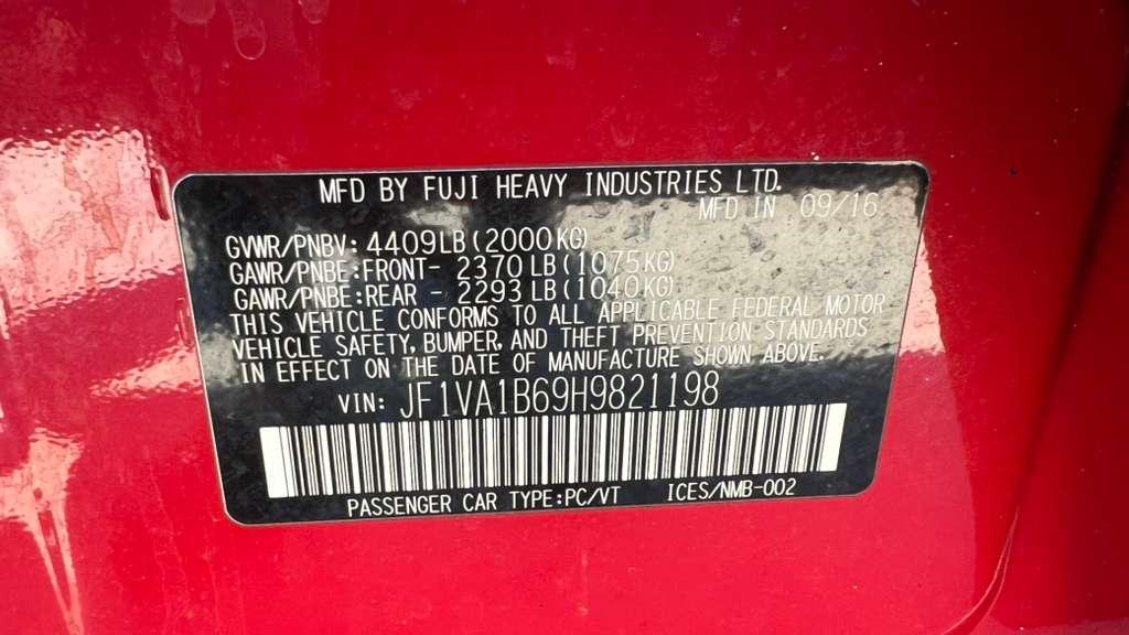 Subaru WRX 4-Door 2017