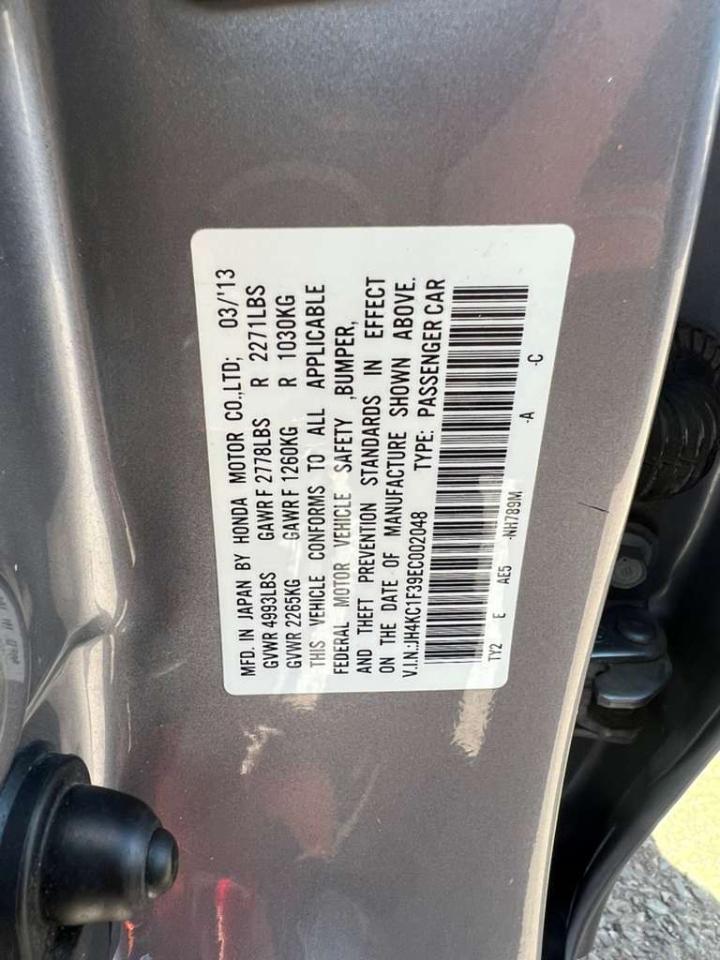 Acura RLX 6-Spd AT 2014