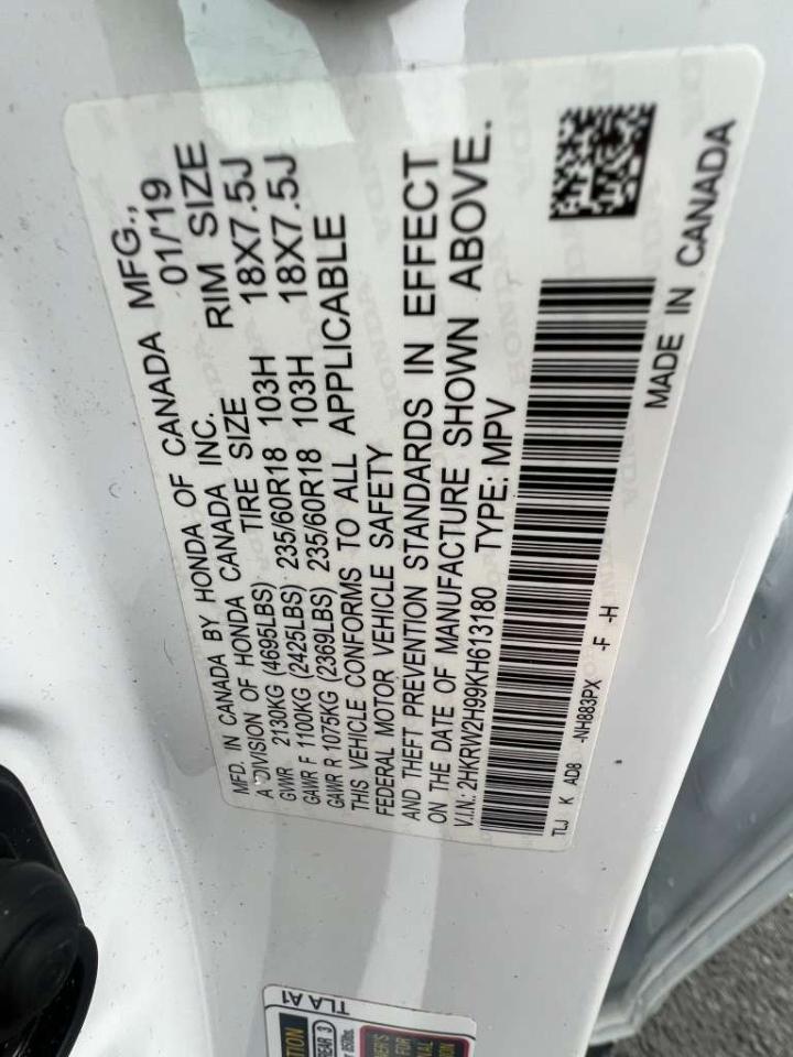 Honda CR-V Touring AWD 2019