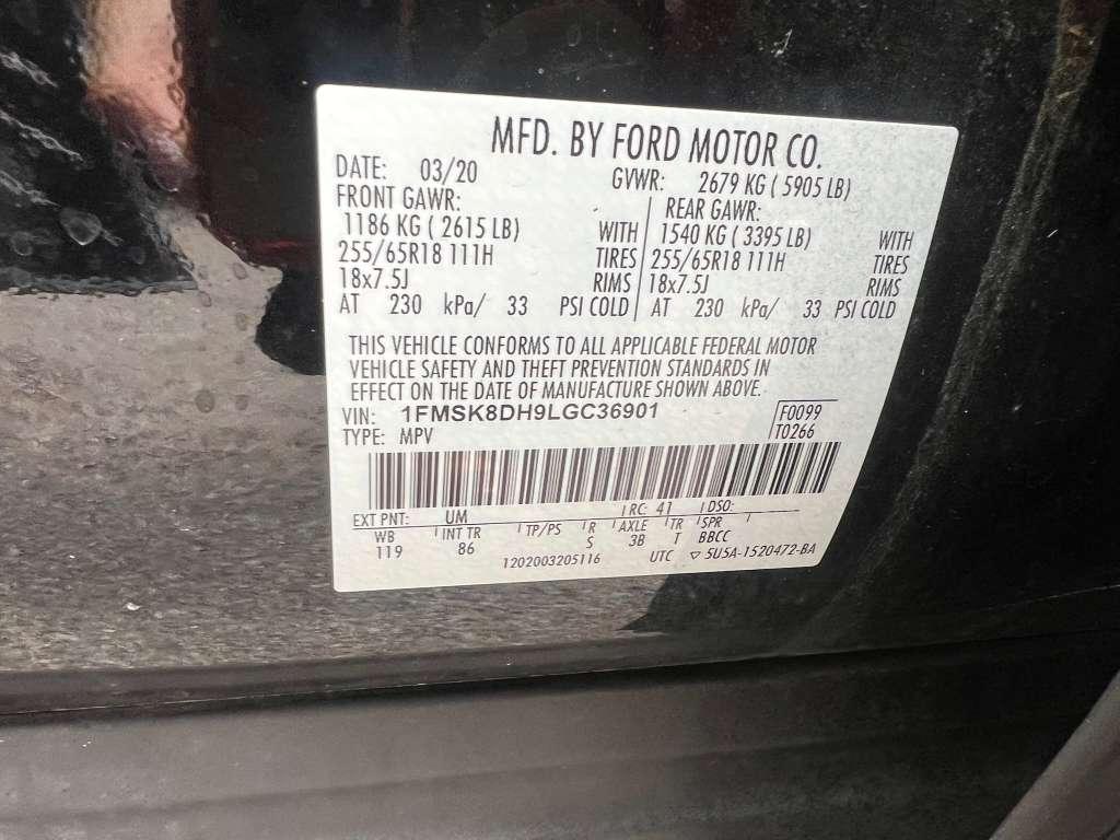 Ford Explorer XLT AWD 2020