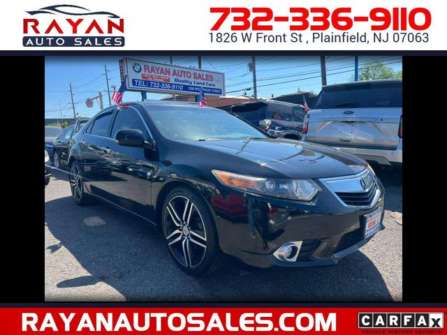 Black 2012 Acura TSX Sedan FWD with Technology Package Sedan Front-Wheel Drive
