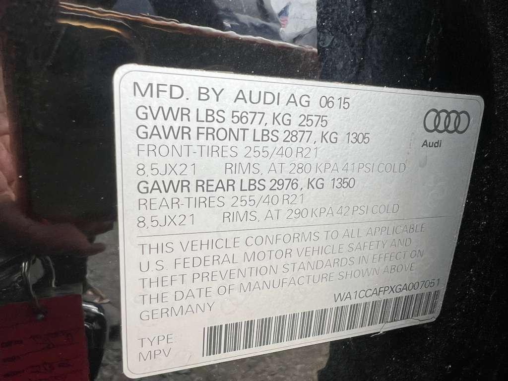 Audi SQ5 3.0T Premium Plus quattro 2016
