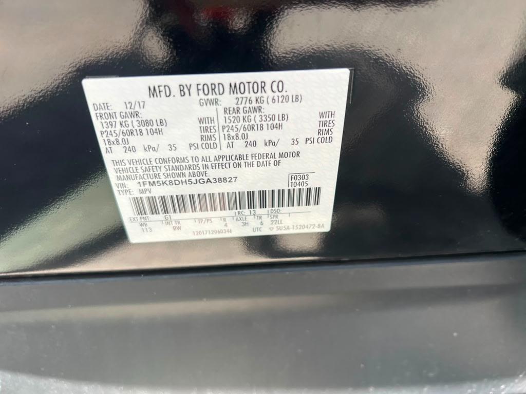 Ford Explorer XLT 4WD 2018