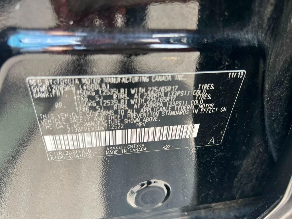 Toyota RAV4 LE AWD 2013