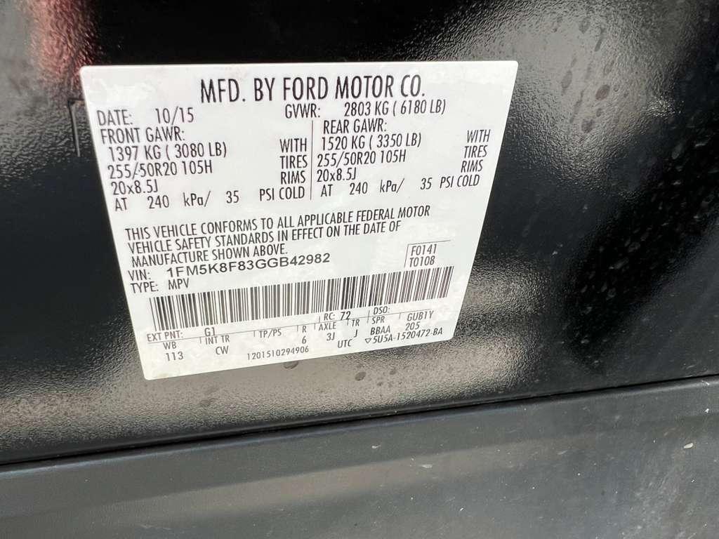Ford Explorer Limited 4WD 2016