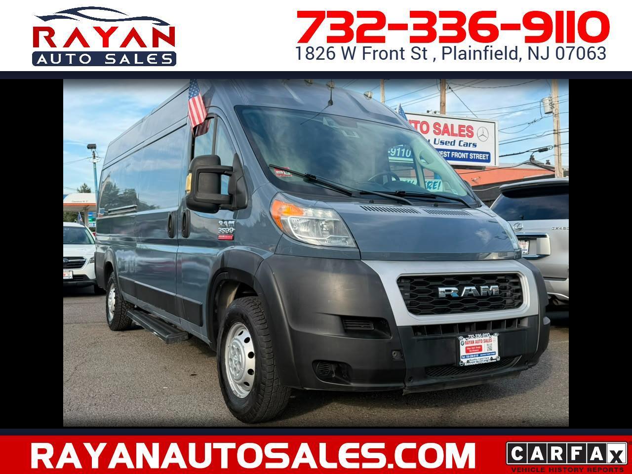 RAM Promaster 3500 High Roof w/Extended Length 2019