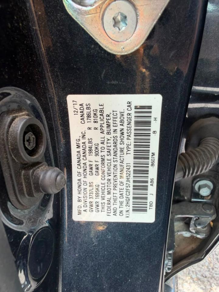 Honda Civic LX Sedan CVT 2018