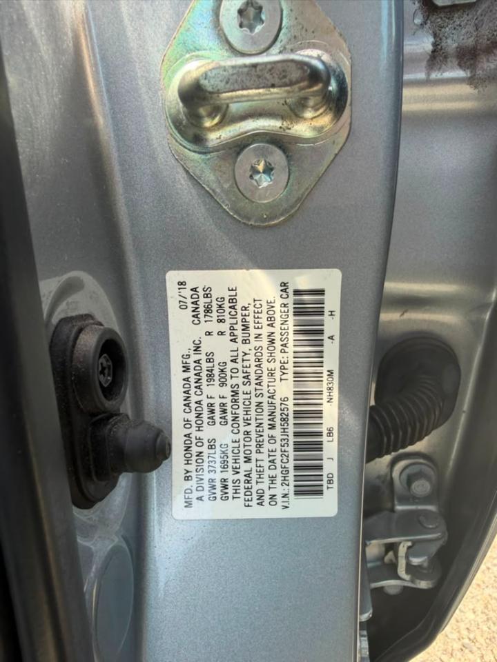 Honda Civic LX Sedan CVT 2018