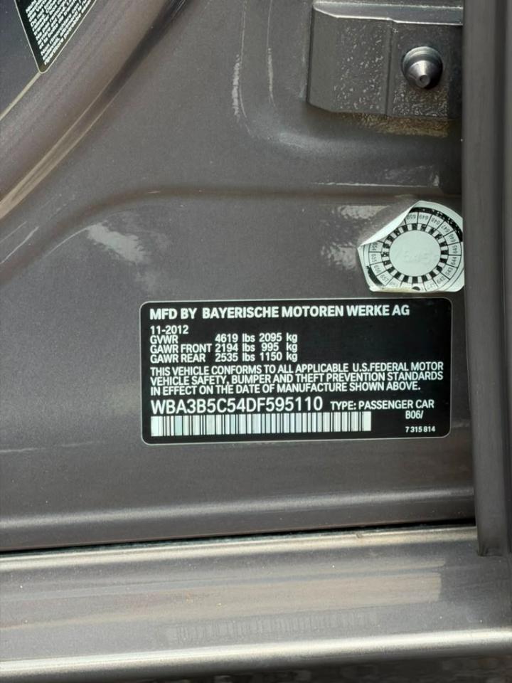 BMW 3-Series 328i xDrive Sedan - SULEV 2013