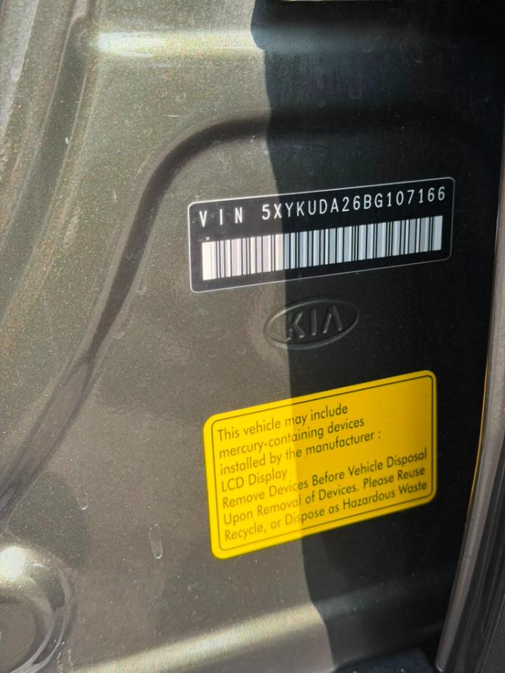 Kia Sorento EX V6 AWD 2011