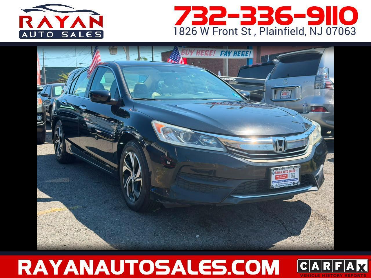 Honda Accord LX Sedan CVT 2016