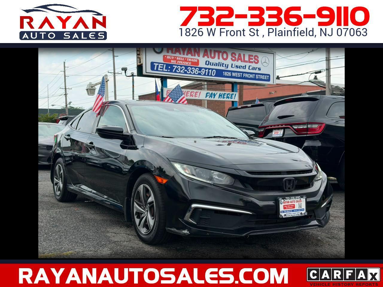 Honda Civic LX Honda Sensing Sedan CVT 2020