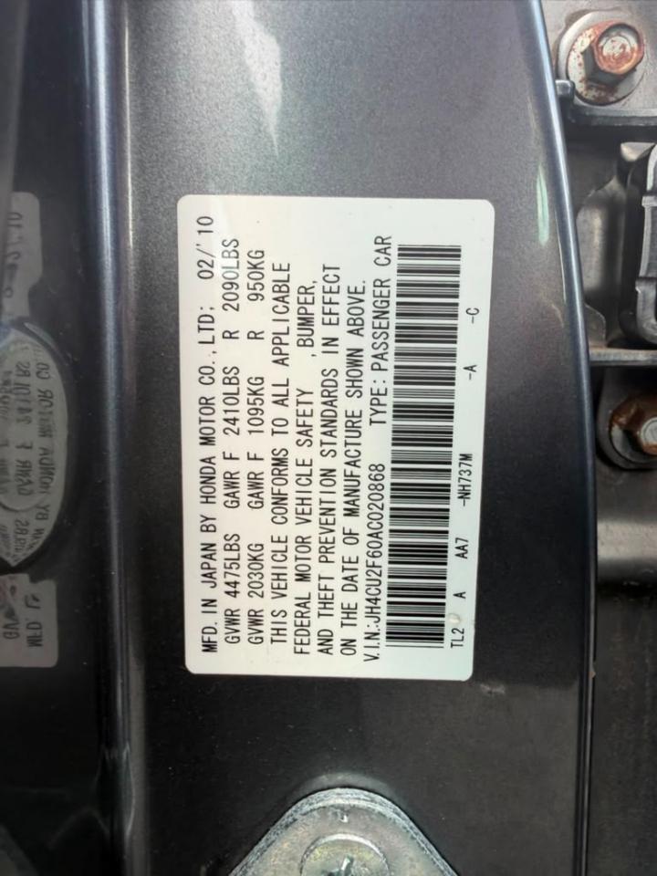 Acura TSX 5-speed AT 2010