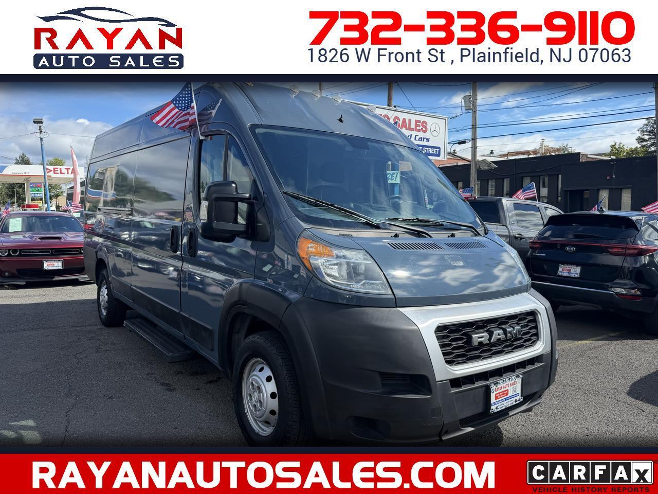 RAM Promaster 3500 High Roof w/Extended Length 2019