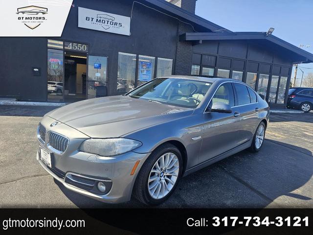 Gray 2014 BMW 5 Series 528i xDrive Sedan AWD Sedan All-Wheel Drive Automatic