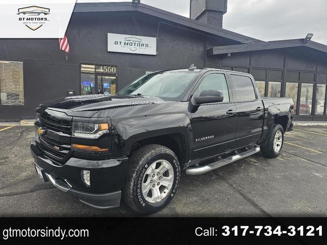 Black 2018 Chevrolet Silverado 1500 Pickup Truck Four-Wheel Drive Automatic