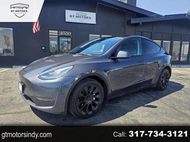 Gray 2021 Tesla Model Y Long Range AWD SUV / Crossover All-Wheel Drive Automatic