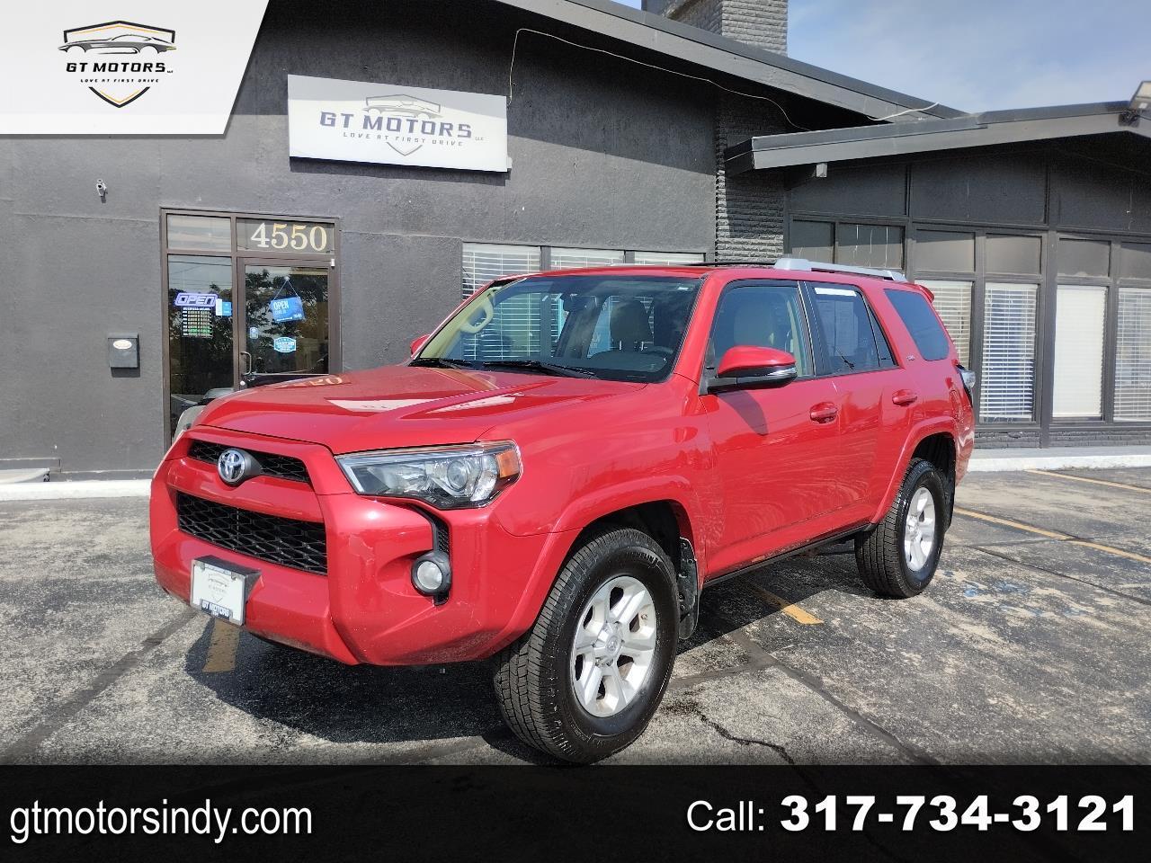 Red 2015 Toyota 4Runner SUV / Crossover All-Wheel Drive Automatic