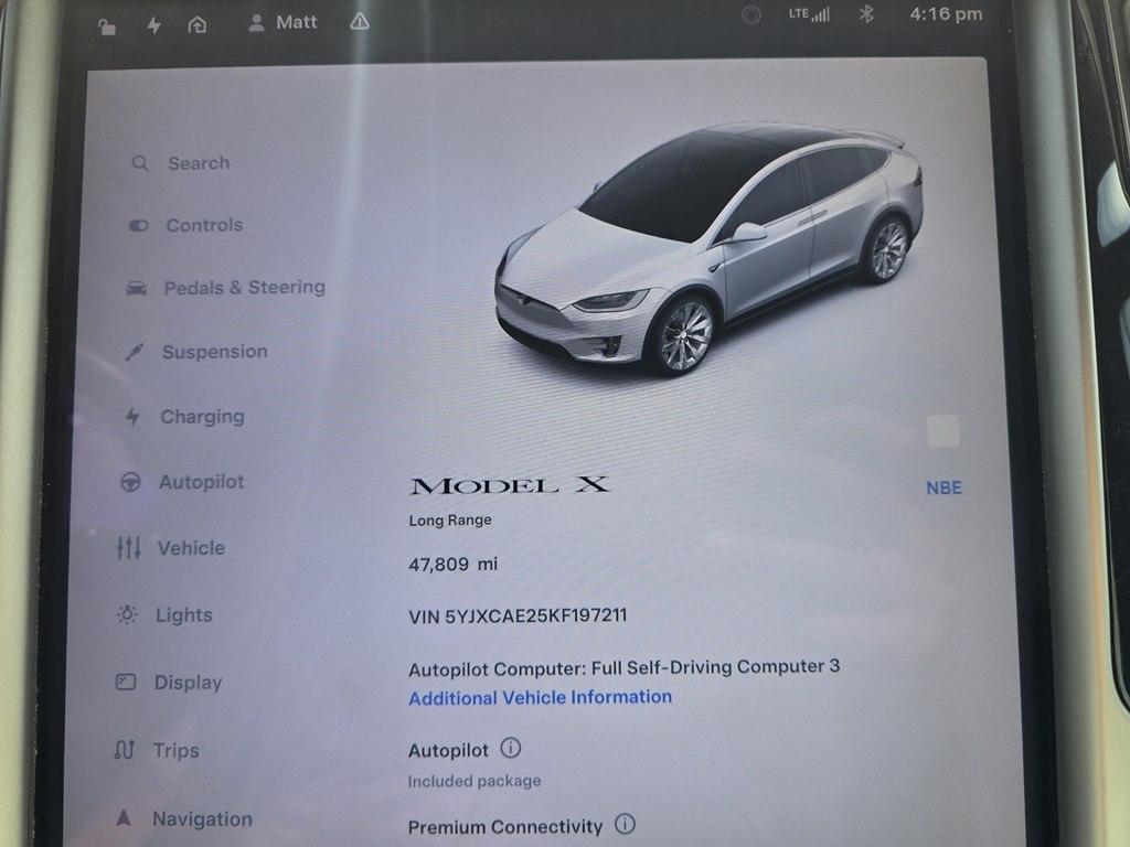 Tesla Model X Long Range 4D SUV AWD 2019