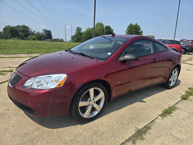 Red 2008 Pontiac G6 Sedan Front-Wheel Drive Automatic