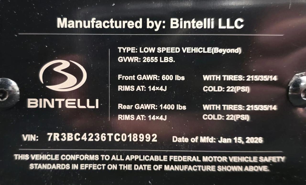 Bintelli Beyond 6P Lifted  2026