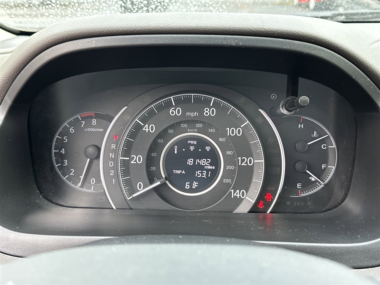 Honda CR-V EX-L 4WD 5-Speed AT 2012