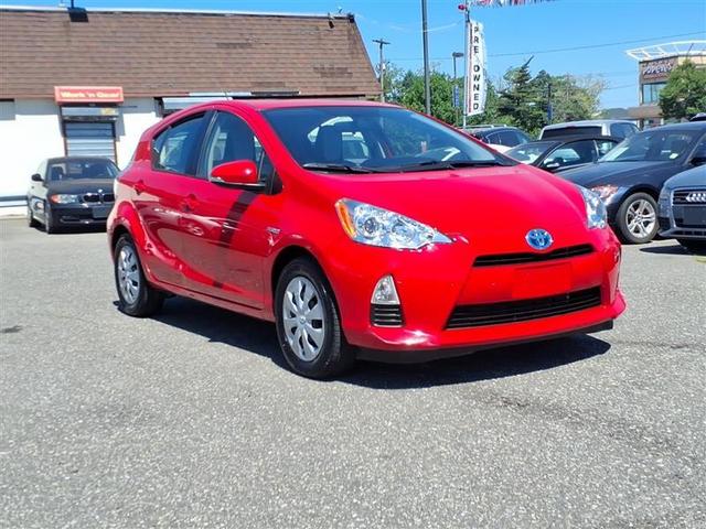 Red 2014 Toyota Prius c Four Hatchback Front-Wheel Drive Continuously Variable Transmission