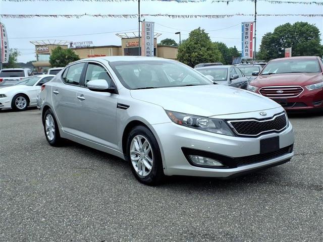 Silver 2013 Kia Optima Sedan Front-Wheel Drive 6-Speed Automatic