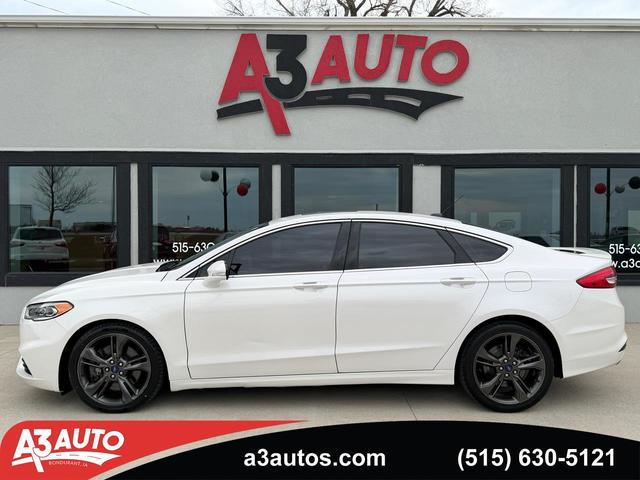 White 2017 Ford Fusion Sport AWD Sedan All-Wheel Drive Automatic